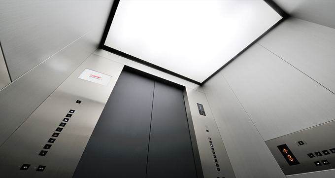 بررسی یک کابین دستگاه آسانسور